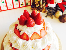 市販スポンジ1つで!簡単3段ケーキ♫