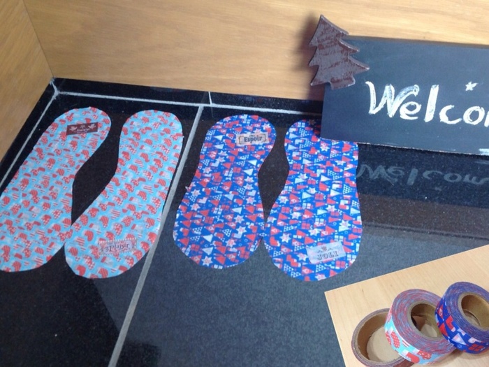 足型も替えました