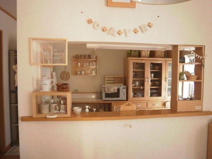 DIYや100均雑貨を使ってキッチンの見せる収納&隠す収納