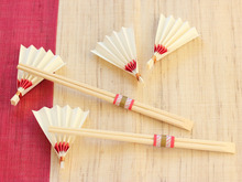 *お正月用*扇の箸置き&祝い箸の帯づくり ~画用紙と身近な材料で☆