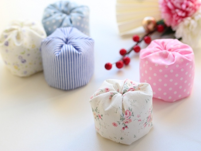 *お正月に*はぎれ de お手玉 ~俵型のお手玉づくり