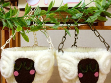 簡単 100均毛糸を通すだけ羊バスケットを手作り