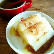 レンジで簡単!ねぎとアンチョビが合うんです