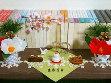 おうちにあるもので@お正月飾り。