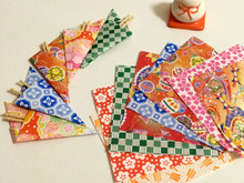 【簡単】折り紙で爪楊枝袋の作り方