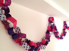 【簡単】折り紙でハートの輪っかガーランド