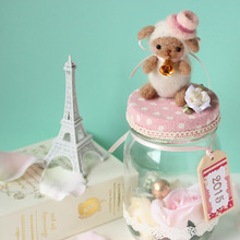 ひつじちゃんのメモリージャー☆2015 ~羊毛フェルト&カルトナージュで