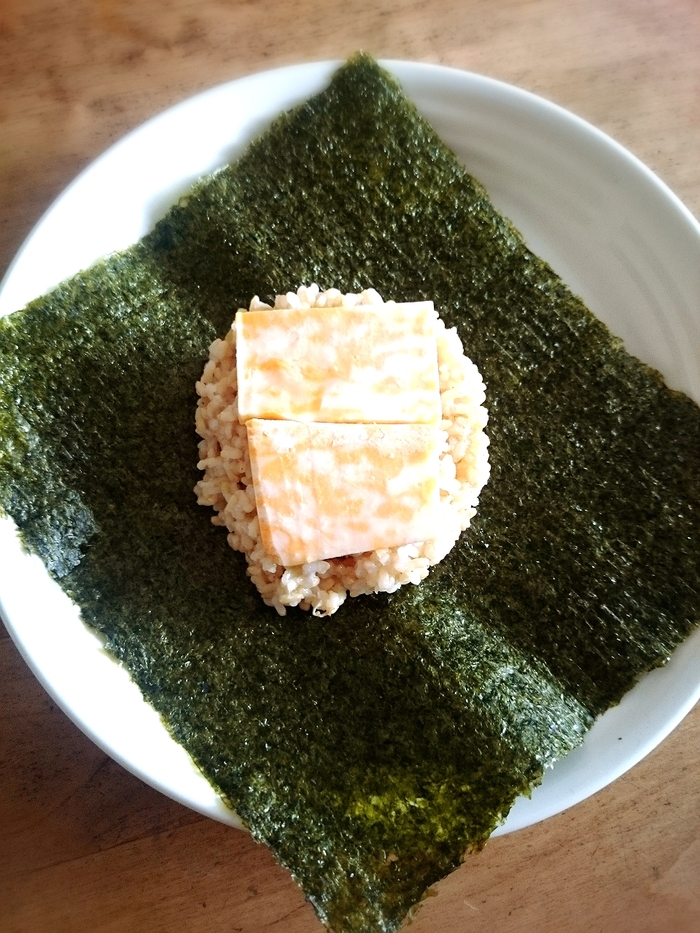 きょうは、焼肉とチーズの二種類