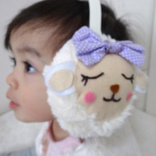 簡単♪ひつじさんのイヤーマフラー