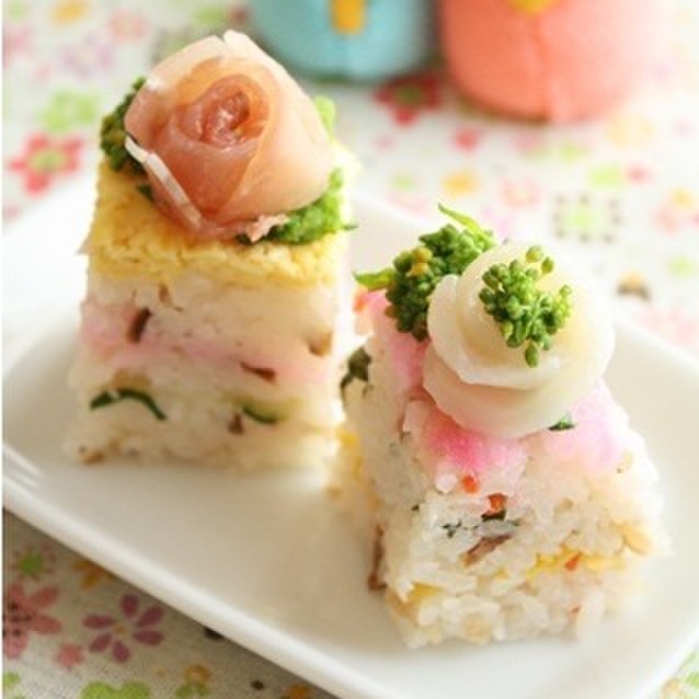 簡単お洒落!プチケーキ寿司