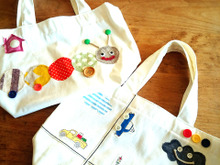 100均バッグ 子供と一緒に簡単リメイク♥