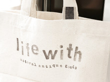 スタンプ&ちょこっとリネンで簡単可愛い100均バッグ