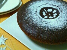 HM×炊飯器で、食物繊維もとれちゃうガトーショコラ。