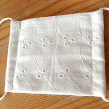 大人だって手作りマスクが気持ちいい!綿のレース生地でさりげなく可愛く♡