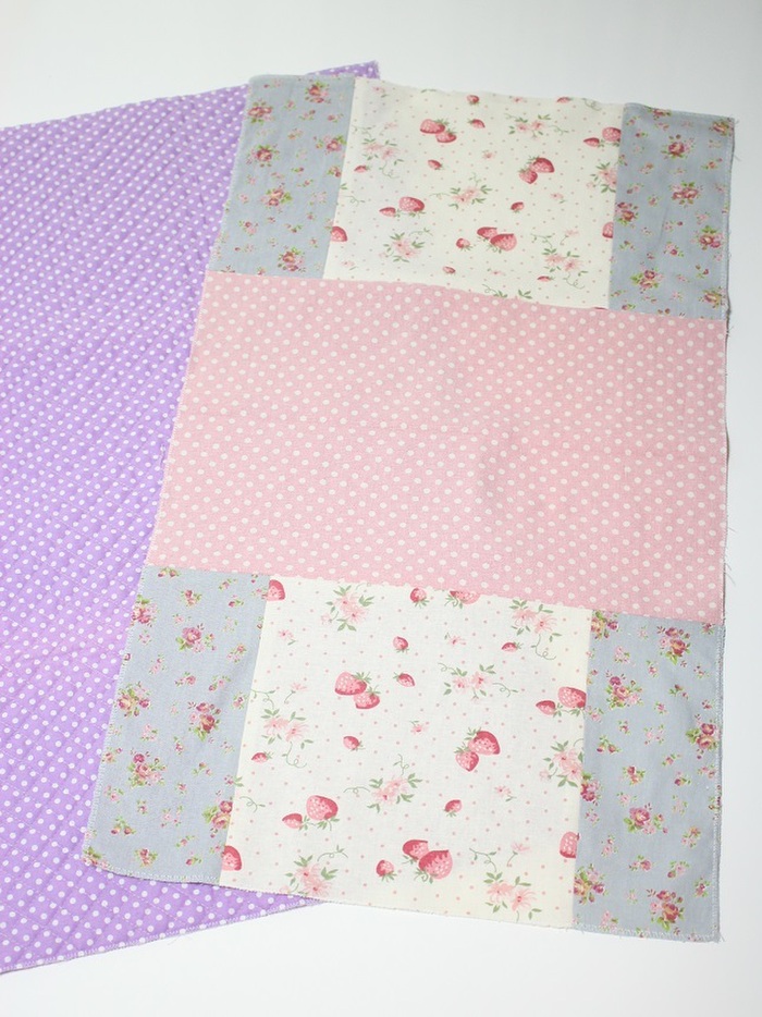 表は切り返しを縫い合わせて