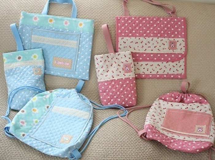不器用だけど愛情たっぷり!三姉妹の通園・通学バッグ