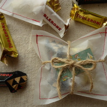 家にあるものでシンプルラッピング