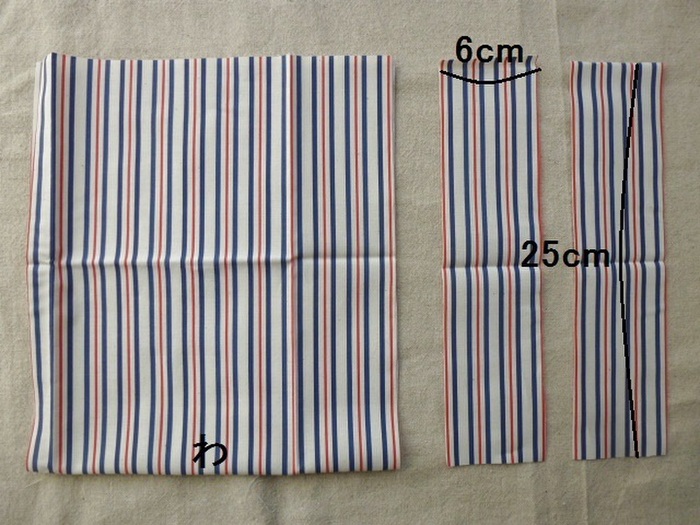 カットクロスを裁断する