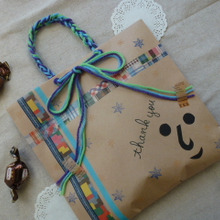 簡単!封筒を紙袋風にラッピング♪