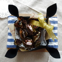 ホチキスぱちん!簡単トレーのラッピング♪