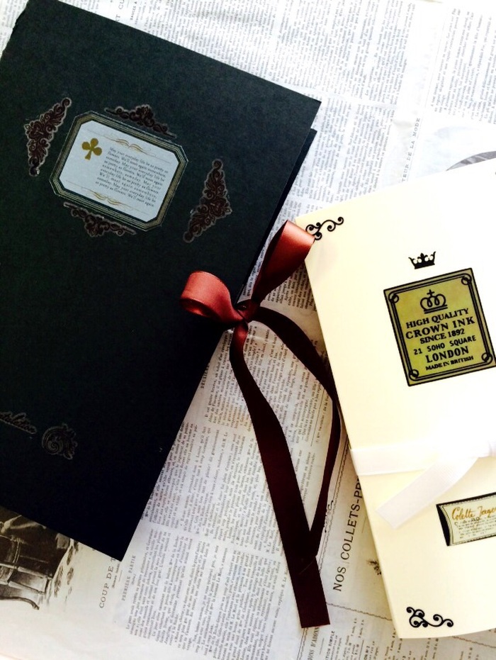 100均リメイク♫ 洋書風ラッピング