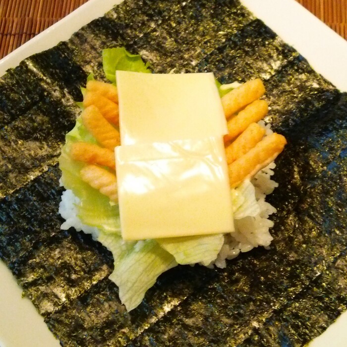 具材を重ねる②