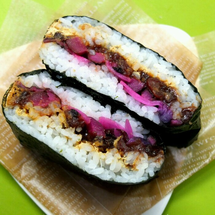 食べてビックリ!え?!甘いの?和スイーツな おにぎらず