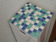 簡単DIY!トイレもタイルでプチリメイク☆