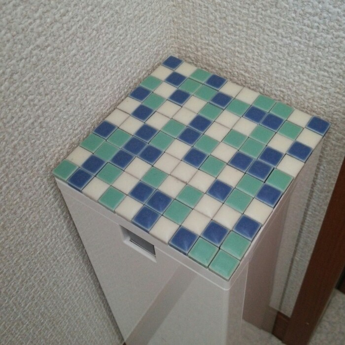 簡単DIY!トイレもタイルでプチリメイク☆
