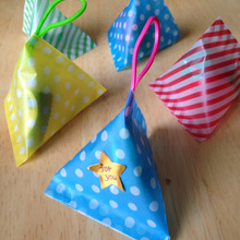 ほんの気持ち♡簡単可愛いテトラ型ラッピング