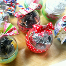 ラッピング☆ガチャガチャ空ケースとマステでカンタンかわいくプレゼント