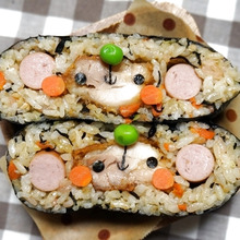 おさるさんのおにぎらず
