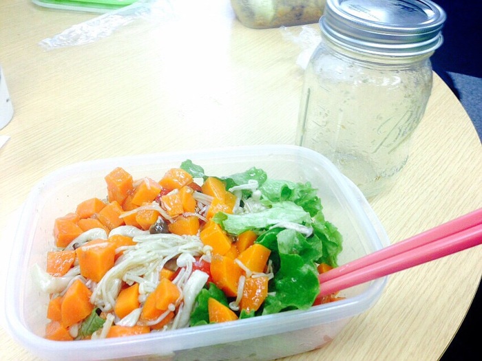 お弁当で食べるときは