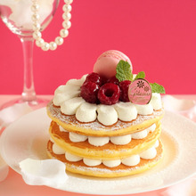 デコレーションホットケーキ☆ベリーをのせて華やかに