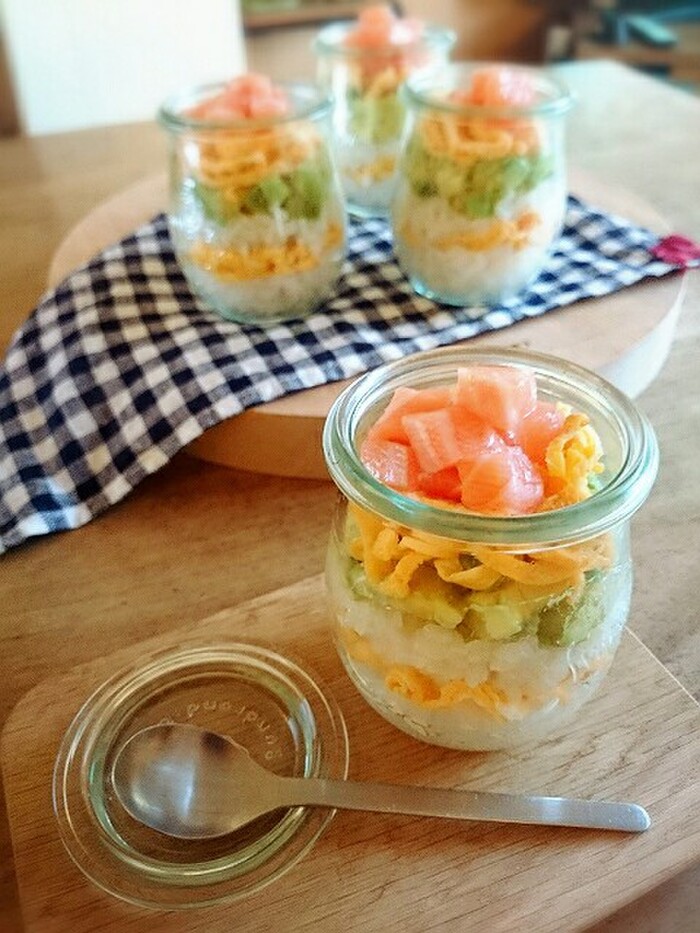 ウッドトレーにのせて