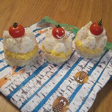 ペットボトルの型でベジスイーツ風プチお寿司★