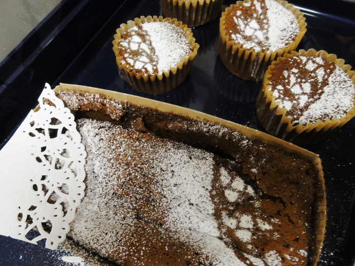 レース模様デコ