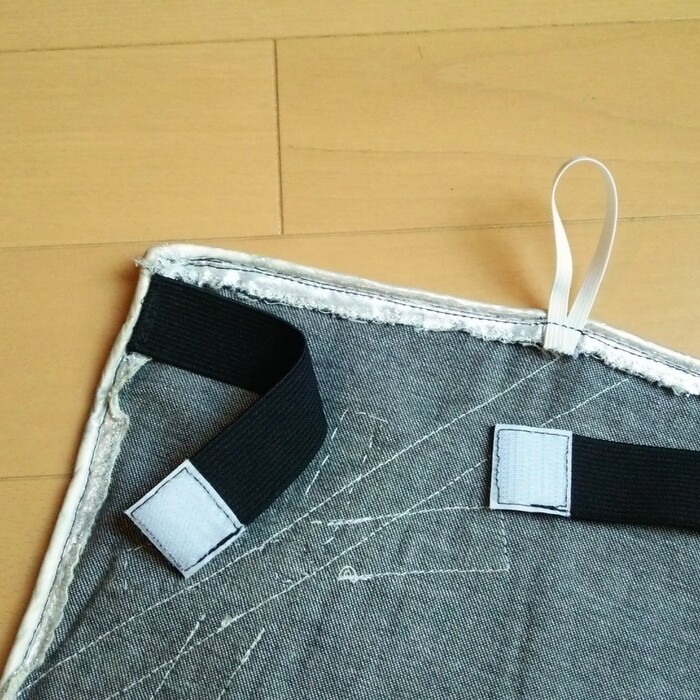 ゴムベルトを取り付ける