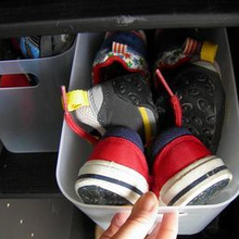 冷蔵庫、靴箱…どこででも活躍! シンプルな我が家の定番Box