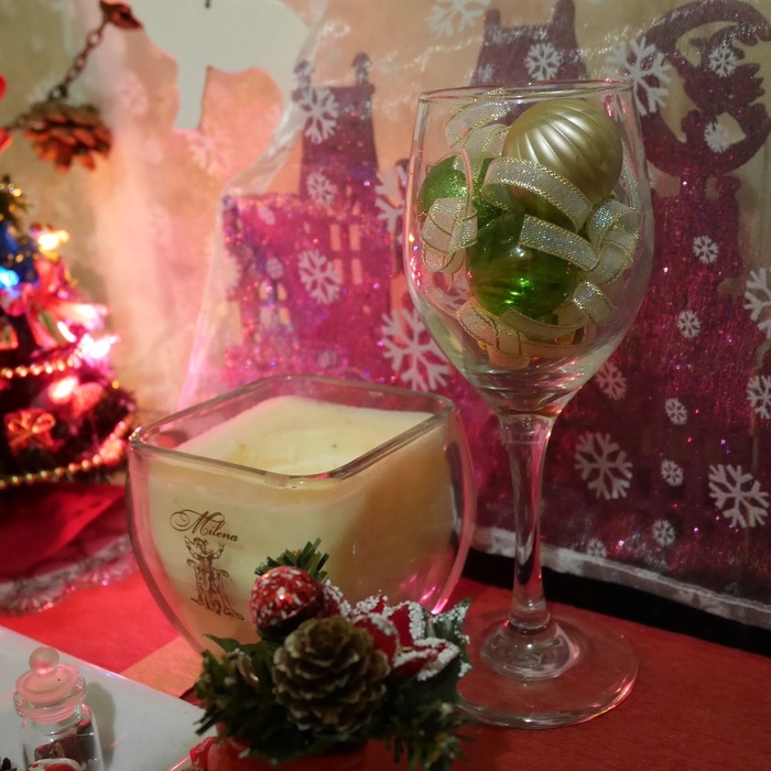 グラスに入れてインテリアに