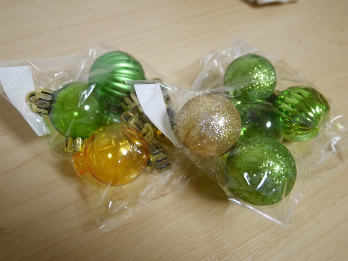 100均オーナメントの使い方色々