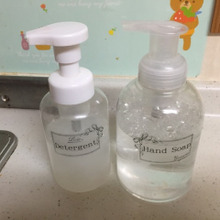 100均☆便利でエコ☆泡で出るポンプボトル