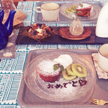 サプライズ♪友達の誕生日をおうちカフェで♪