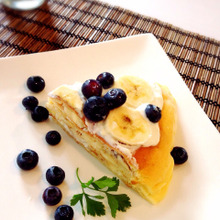 簡単なのにオシャレ!パンケーキのケーキ風アレンジ。おうちカフェにも!