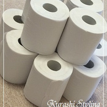 大量のトイレットペーパーはIKEAのFLYTですっきり収納