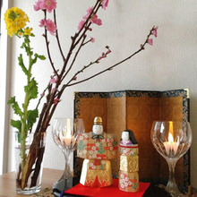 即席ぼんぼり☆ダイソーのLEDキャンドルとワイングラスで♪