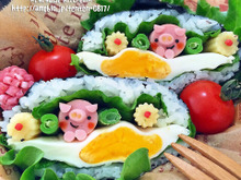 進化系おにぎらず☆簡単&可愛い♡子ブタちゃんデコおにぎらず