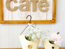 空き缶で簡単!洋服みたいなフラワーベース♪