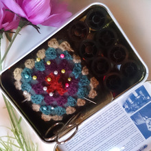 クッキーの空き缶で可愛いお裁縫箱