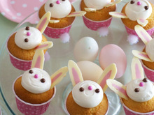 イースターに♡簡単かわいい*うさぎのカップケーキレシピ